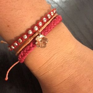 Pura Vida bracelets- set of 3-